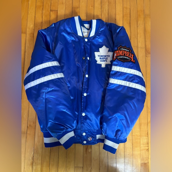 ❗️Vintage 90s Toronto Maple Leafs Satin Jacket❗️ - Picture 1 of 2